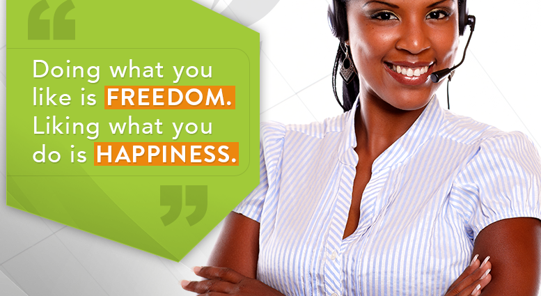 telephone customer service representatives working from home working from laptop for Arise